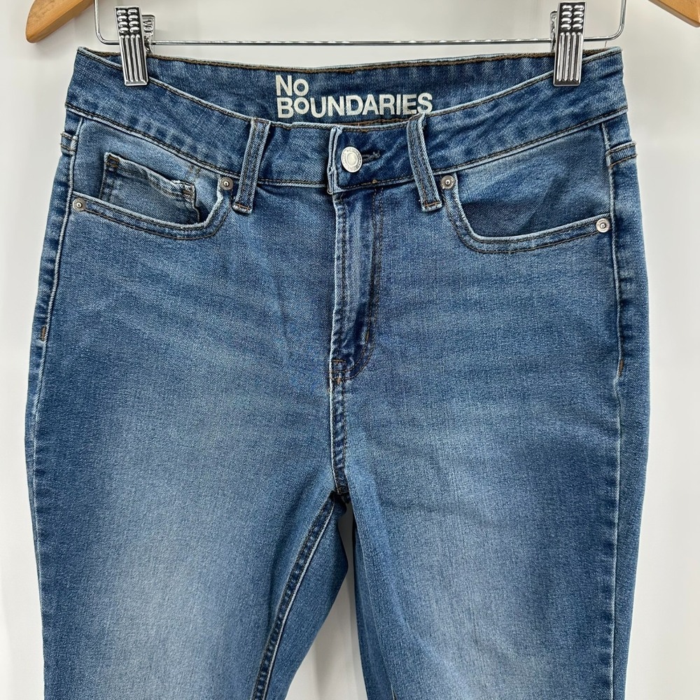 No Boundaries Jeans Womens 6 Blue Denim Skinny Stretch Classic 5-Pocket Curvy
